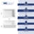 Dublin 20" x 15" White Vitreous China Rectangular Vessel Bathroom Sink with Overflow