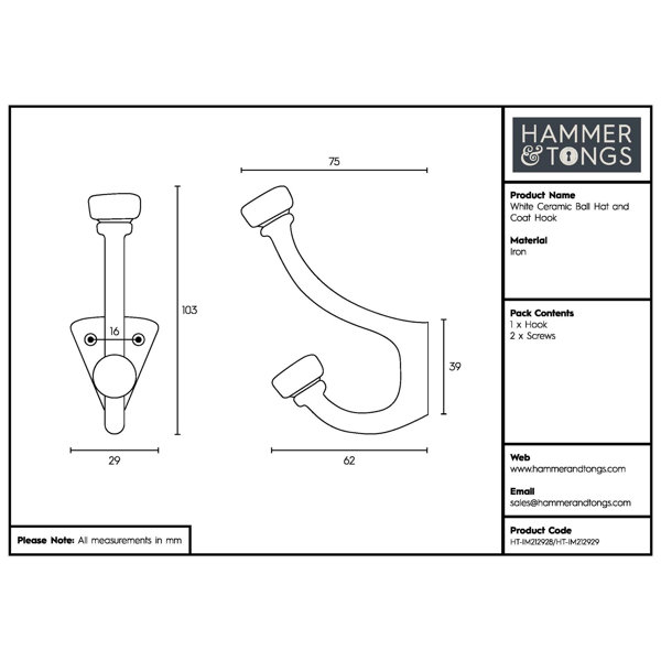 Product Dimensions