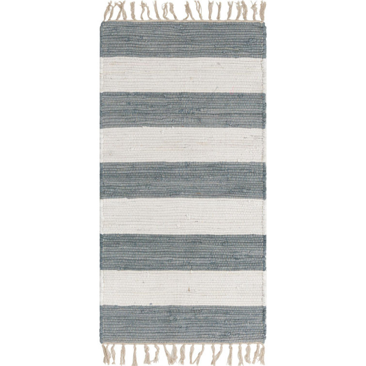 Rinker Cotton Striped Indoor Rug