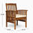 7-Piece Acacia Wood Outdoor Dining Set, Modern 6 Chairs & 1 Large Table For Lawn, Backyard, Garden Deck & Poolside, Teak