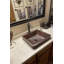 17" Rectangle Skirted Vessel Hammered Copper Sink