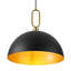 Grand luminaire suspendu surdimensionné industriel moderne en fer forgé à 1 lumière de 17,7 po / 19,7 po / 23,6 po Meghrig-1337720908-1279200318