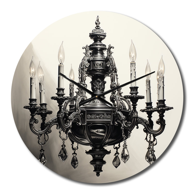 Horloge murale Chandelier, Moyenne
