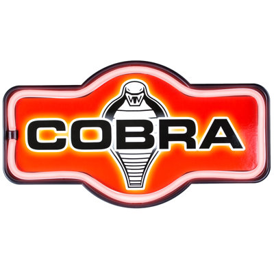 Licenced Shelby Cobra LED Neon Rope Marquee Wall Decor Bar Sign