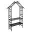 Arche de jardin en métal avec banc transformé en jardinière W58,07 * H97,24
