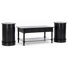 Regan 3-Piece Solid Wood Living Room Table Set
