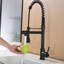 Robinet de cuisine rétractable 24,8 "à 2 fonctions à poignée simple avec robinet de remplissage-128966326