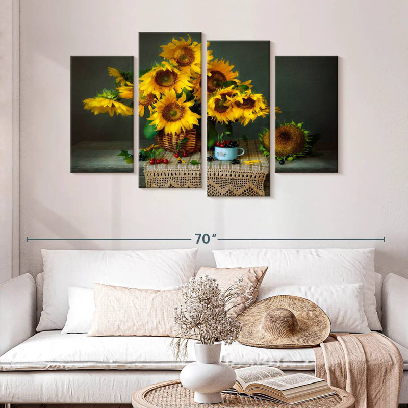 Harnek Rustic Sunflowers And Cherries