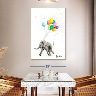 Brampt l'éléphant et les ballons