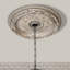 Petite médaillon de plafond rond champagne