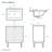 Classe 24" Freestanding Bathroom Vanity in Brown Oak with 3-Hole Centerset Sink Top-100841230-100841228