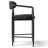 25.5" Upholstered Metal Frame Counter Stool With Armrest And Footrest-228378192