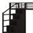 Metal Loft Bed With Storage Shelves