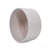 Handmade Ceramic Planter Set Of 2, 11" & 8" Diameter, White With Vertical Ridges, For Aquatic Plants Indoor/Outdoor Shelf & Table Use, Breathable Non-Porous Clay
