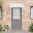 Aghan vidaXL Door Canopy, Outdoor Awning for Porch & Patio, Polycarbonate Cover-49407073-129178269