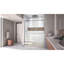 DreamLine Encore P 36 po x l 60 po x H 78 3/4 po Porte de douche semi-cadrée en chrome avec base de douche Biscuit droite-29346418-29346427-132254063