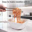 Casserole en céramique antiadhésive de 3,2 pte avec couvercle, compatible avec toutes les cuisinières, PFOA PFAS et PTFE FreeSauce