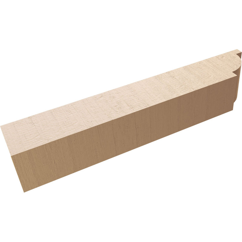 Queue de chevron Alpine Woodgrain TimberThane, brun clair apprêté, H 9 po x l 39 po x P 9 po