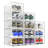 10 Pair Stackable Shoe Storage Box