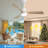 48 Inch Indoor Ceiling Fan With Light 3 Solid Wood Blades Remote Control Reversible DC Motor For Living Room-1075019167-1075019164
