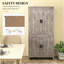 Armoire de rangement autoportante, garde-manger avec tablettes réglables, pour la maison-124437329