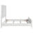 Inverness Distressed White Queen Upholstered Panel Bed