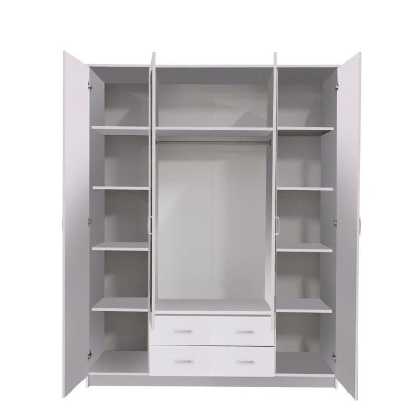 Annzlee Manufactured Wood Wardrobe