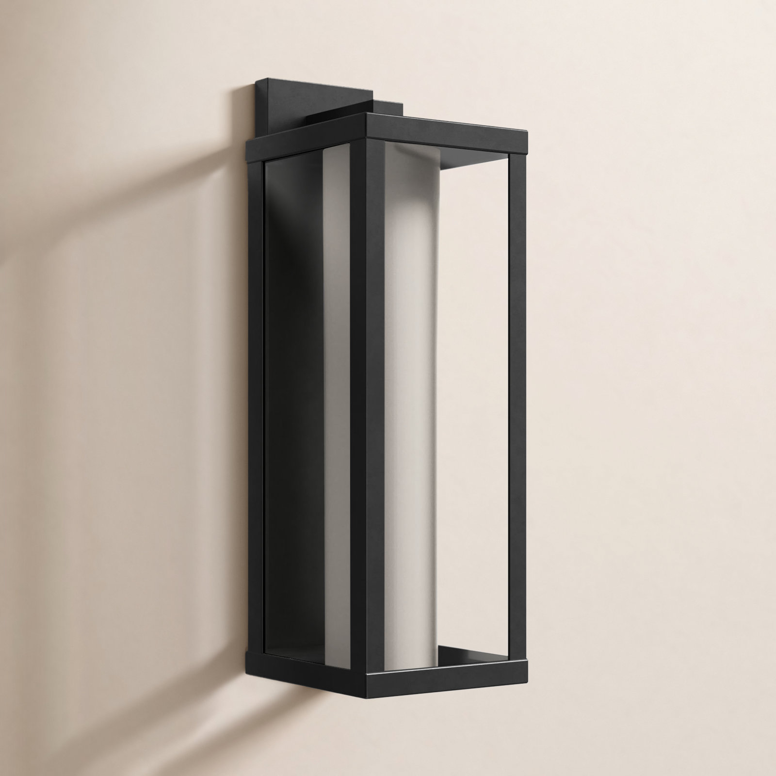 Mercer Outdoor Wall Lantern, 18.74" H x 6.7" W x 5.9" D