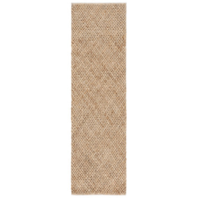 Tapis uni en jute et coton Jilek