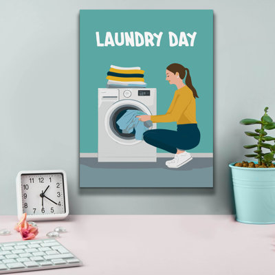 'Laundry Day' by Andreas Magnusson Canvas Wall Art