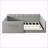 Daybed Velvet Upholstered Sofa Bed with High Side Panels and Side Entrance, Space-Saving Guest Bed with Storage Pockets-129744230-129744232