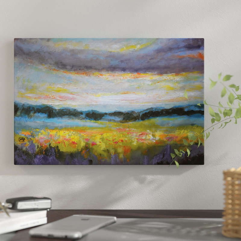Late Late Light par Kip Decker - Impression sur toile tendue avec châssis, H 16 po x l 24 po x P 1 po, Blanc