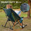 Chaise berçante de camping surdimensionnée avec coussin, Temmo pliant portable pour adultes, support 350 lb-1790214240