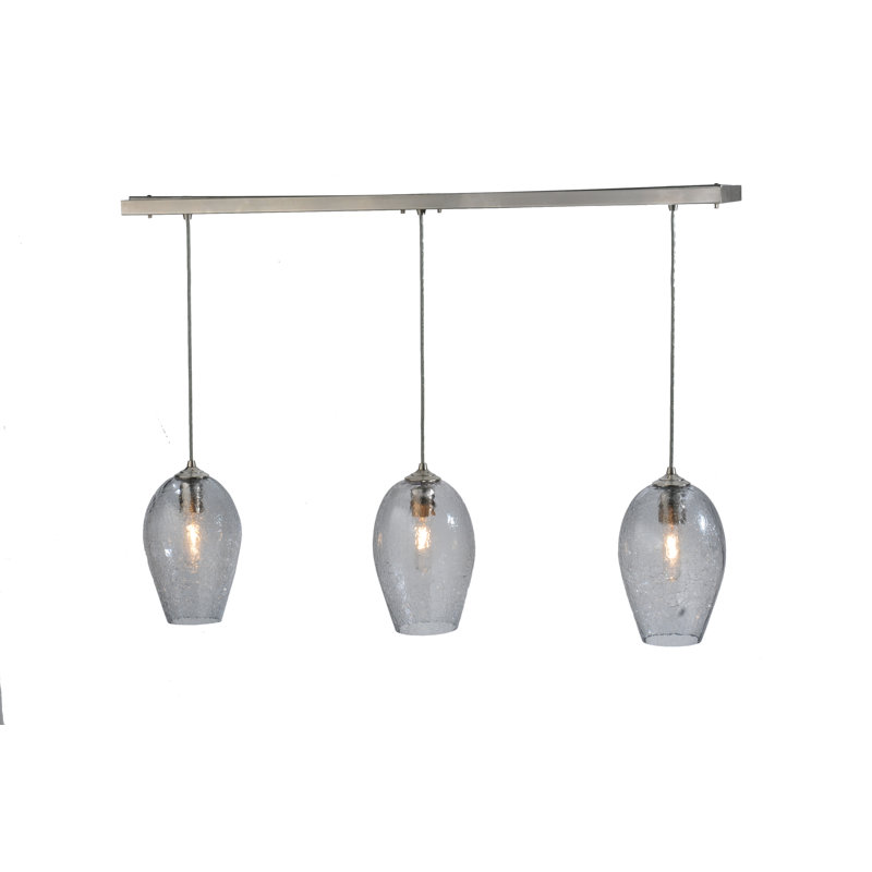 Crackle Orb 3 - Light Pendant