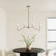 Lane 4 - Light Metal Dimmable Linear Chandelier