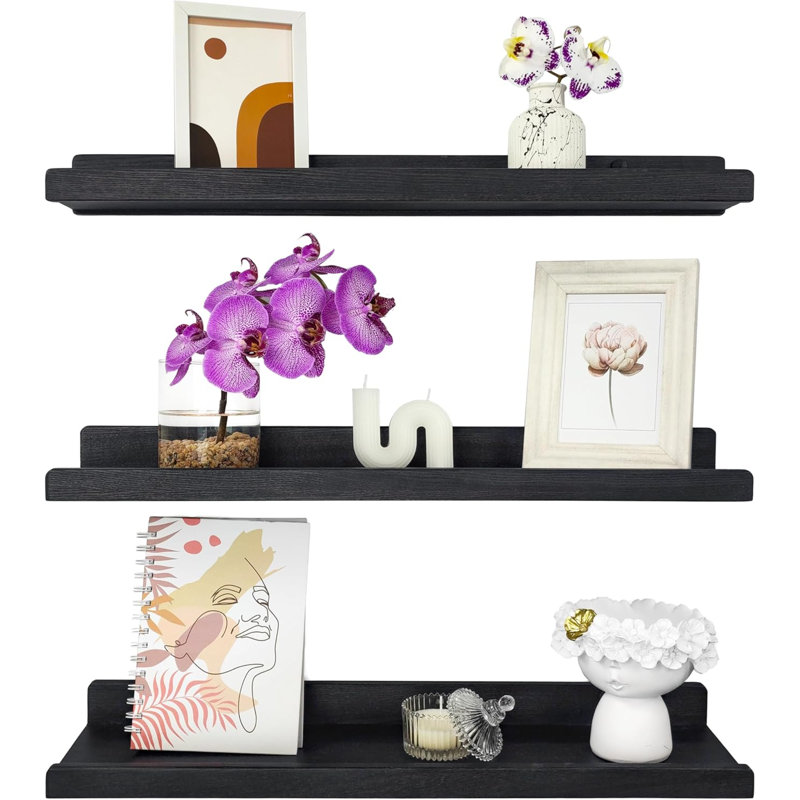 Nazya 3 Piece Floating Shelf