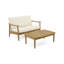 Ensemble de conversation pour causeuse et table basse d'extérieur en bois d'acacia-2116193465-2116193471