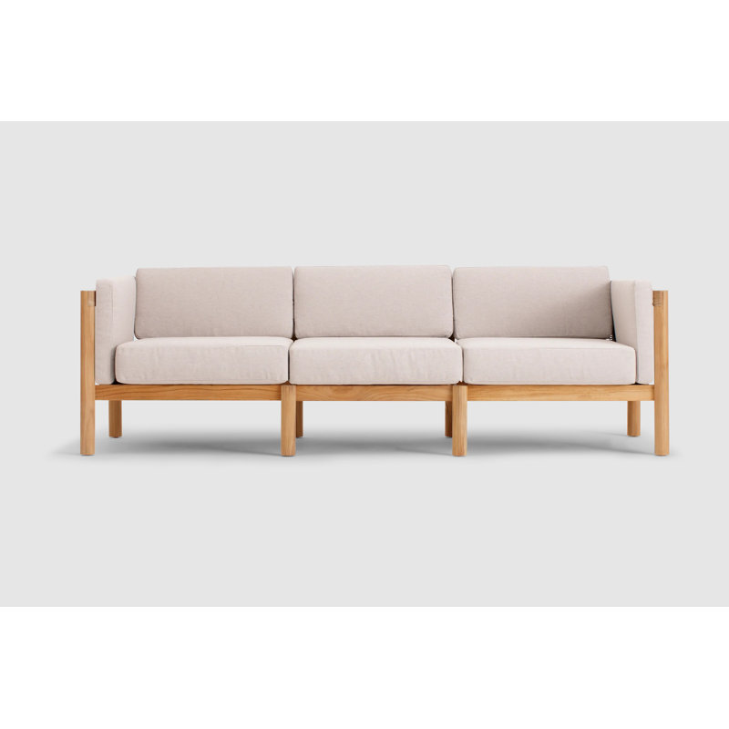 Haven Outdoor 3 - Seat Patio Sofa, Sunbrella Ashe