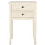 Table de chevet en bois massif à 2 tiroirs Bhavishya-24745399