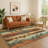 Premium Machine Washable Crestover AMF1871 Floral Rug-2038774305
