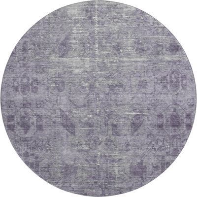 Premium Machine Washable Larock AMF1228 Global Rug