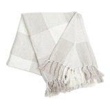 Franklin Coral Gingham Check Throw Blanket