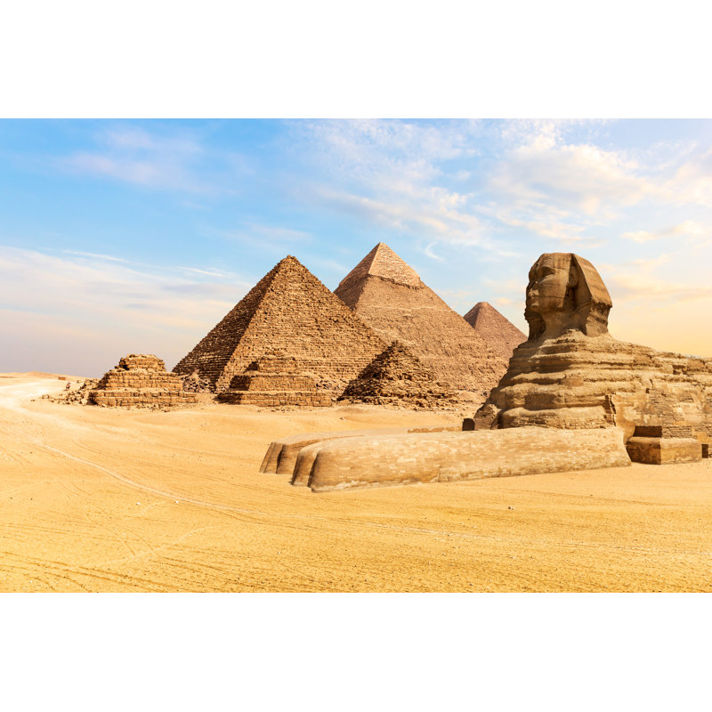 Pyramids Of Egypt by Anton Aleksenko - Wrapped Canvas Print, 30cm H x 46cm W