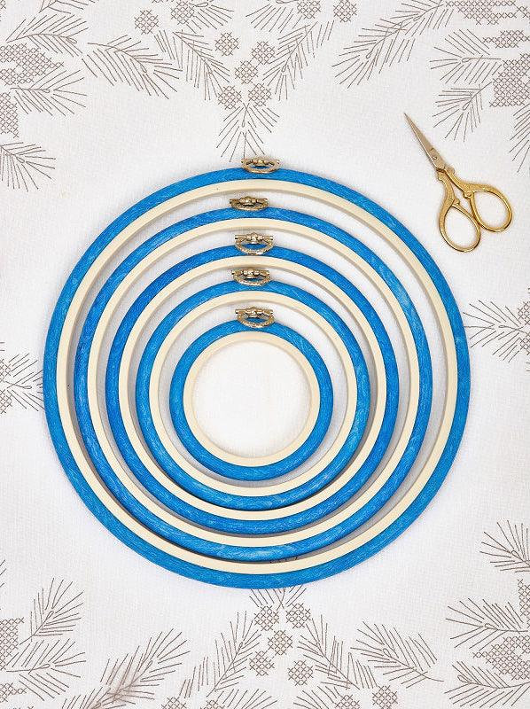 Cercle rond Flexi Hoop nurge 230-2 bleu, Bleu