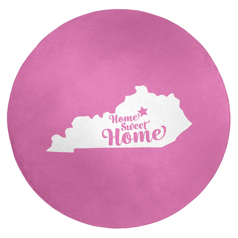 Tapis en poly-chenille lexington à la maison, Rond 5 pi