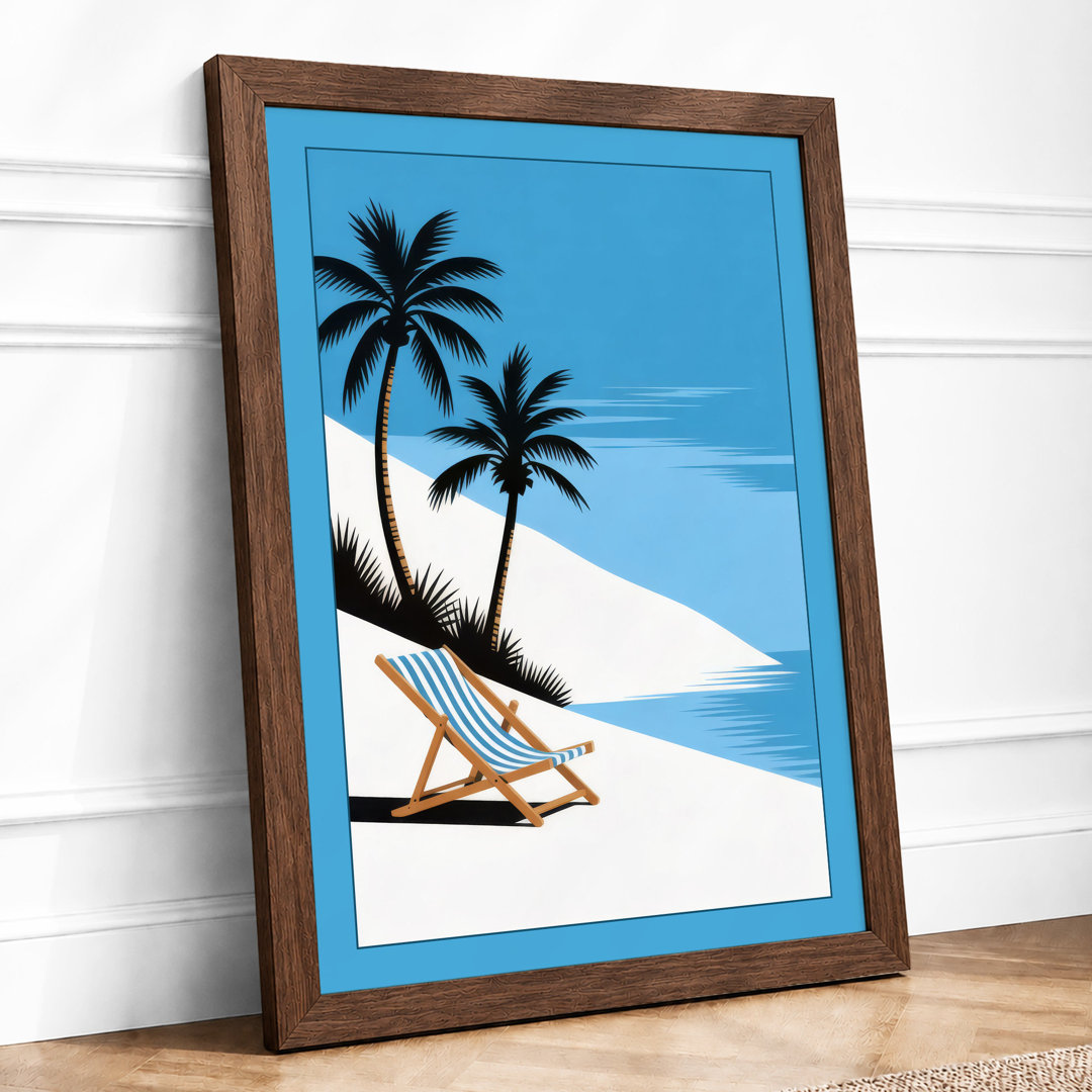 Dune Retreat Coastal - Framed Print