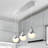 Yuika 1 - Light Chrome/White LED Pendant