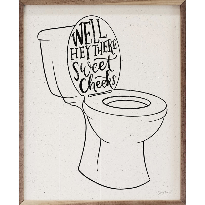 «Bathroom Puns IV» par Becky Thorns, H 10 po x l 8 po x P 1 po
