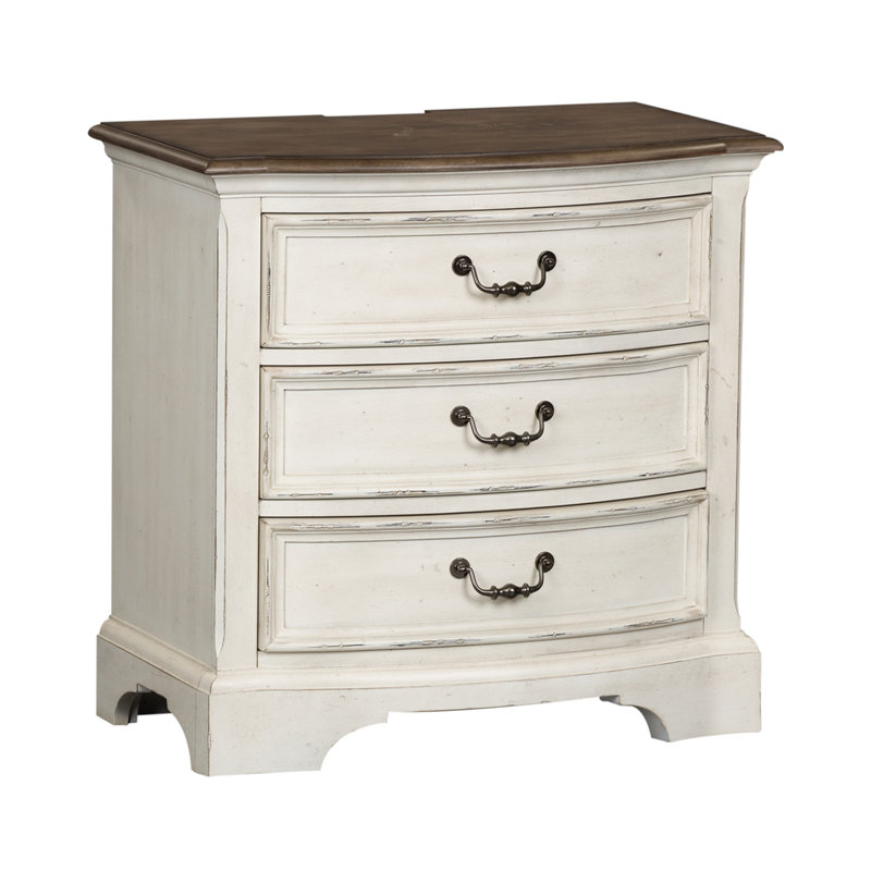 Julieanne 3-Drawer Nightstand