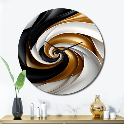 Horloge murale abstraite